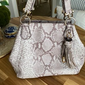 Michael Kors animal print tote